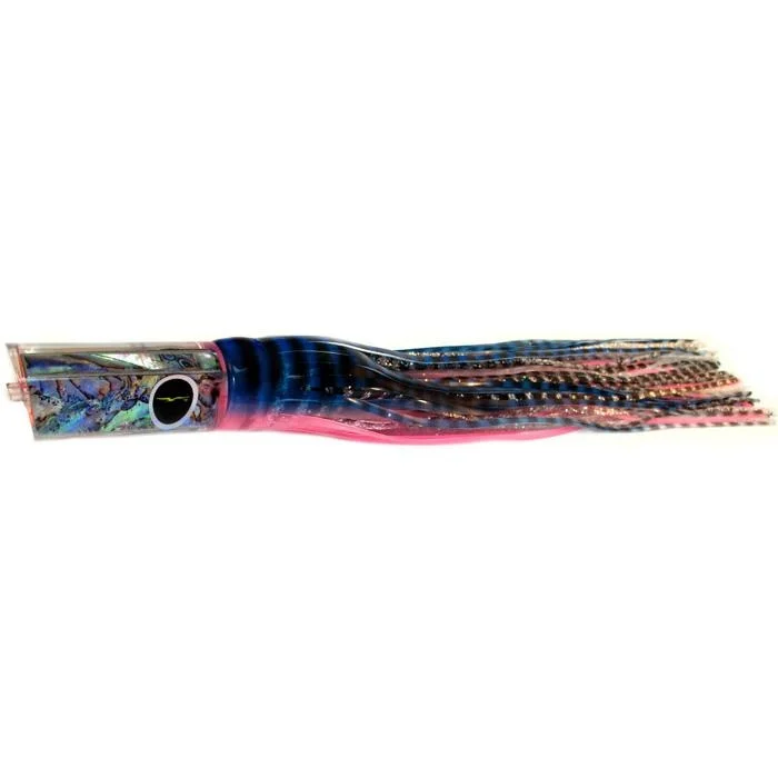 Black Bart Kona Classic Tube Medium Heavy Tackle Lure - Blue Pink Tiger/Silver Tiger