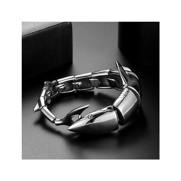 Stainless Steel Shark Bracelet